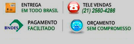 Entrega e todo Brasil. Pagamento Facilitado. Orçamento sem compromisso. Televendas (21) 9 9723-5086 | (21) 9 9952-7552 | (21) 9 9962-2736